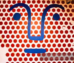 photo©Bob Adelman estate. Artwork©Estate of Roy Lichtenstein.