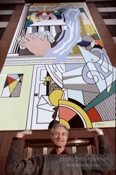 photo©Bob Adelman estate. Artwork©Estate of Roy Lichtenstein.