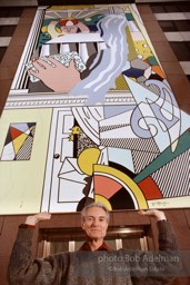 photo©Bob Adelman estate. Artwork©Estate of Roy Lichtenstein.