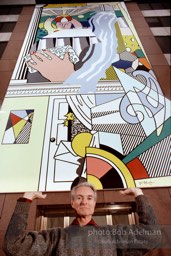 photo©Bob Adelman estate. Artwork©Estate of Roy Lichtenstein.