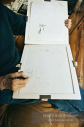 Roy Lichtenstein. Drawings for Chinese Landscape. 1996.-photo©Bob Adelman, artwork ©Estate of Roy Lichtenstein