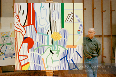 Roy Lichtenstein, Interior with Nude Leaving, 1997-photo©Bob Adelman, artwork ©Estate of Roy Lichtenstein