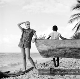 Grace Kelly. Jamaica, 1955.