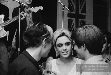 Andy Warhol and Edie Sedgwick at a discoteque, NYC, 1965.Parties-Nightclub