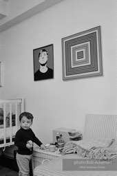 Leo Castelli's son at their NYC apartment, NYC, 1965.-Collectors