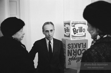 Leo Castelli at his gallery, NYC, 1965.-Leo CAstelli Gallery
