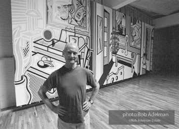 Roy Lichtenstein, Large Interior with Three Reflections, 1993. photo©Bob Adelman, Artwork ©Estate of Roy Lichtenstein.