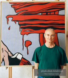 Roy Lichtenstein with 