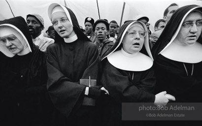Answering King’s call for support from the religious community, nuns join the protests,  Selma,  Alabama 1965