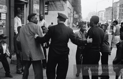 Street disturbance, New York City.1962