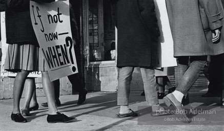 Picketers,  Long Island,  New York.  1962