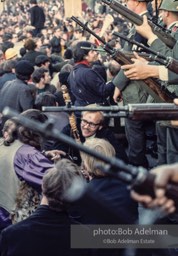 Pentagon Protests. Protest against the war in vietnam. Washington DC, 1968