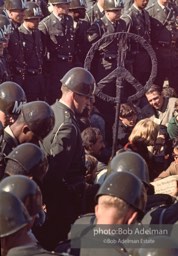 Pentagon Protests. Protest against the war in vietnam. Washington DC, 1968