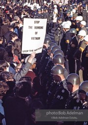 Pentagon Protests. Protest against the war in vietnam. Washington DC, 1968