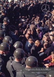 Pentagon Protests. Protest against the war in vietnam. Washington DC, 1968