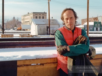 Portrait of the author Richard Ford  taken in Missoula, Montana, 1987.