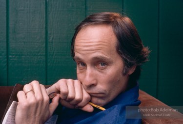 The author Richard Ford  in his study at his home in Missoula, Montana, 1987.