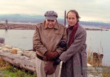 The authors Raymond Carver and Richard Ford, who were close friends, in Port Angeles, Washington, 1987.