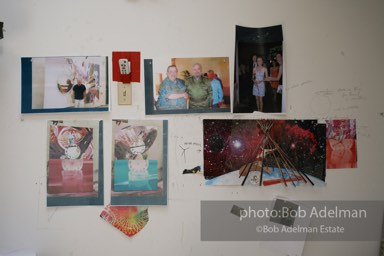 At James Rosenquist's studio in Aripeka, FL. July, 2008.