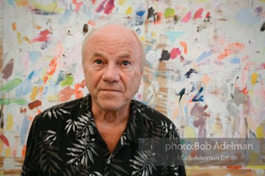 At James Rosenquist's studio in Aripeka, FL. July, 2008.