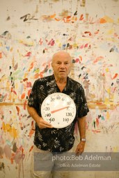 At James Rosenquist's studio in Aripeka, FL. July, 2008.