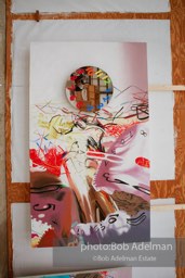 At James Rosenquist's studio in Aripeka, FL. July, 2008.