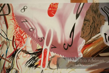 At James Rosenquist's studio in Aripeka, FL. July, 2008.