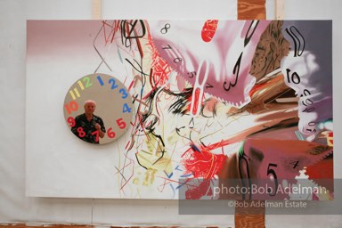 At James Rosenquist's studio in Aripeka, FL. July, 2008.