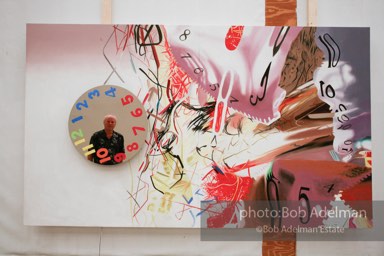 At James Rosenquist's studio in Aripeka, FL. July, 2008.