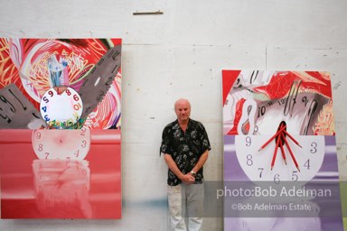 At James Rosenquist's studio in Aripeka, FL. July, 2008.