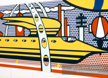 Roy Lichtenstein, Collage for  Times Square Mural, 1990