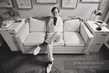 Tom Wolfe in his New York City apartment.