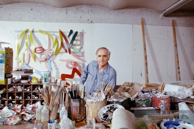 Tom Wesselmann, New York City studio. 1988