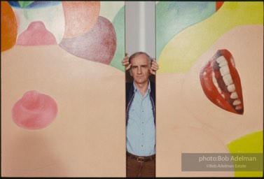 Tom Wesselmann, New York City studio. 1988