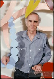 Tom Wesselmann, New York City studio. 1988