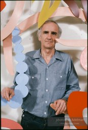 Tom Wesselmann, New York City studio. 1988