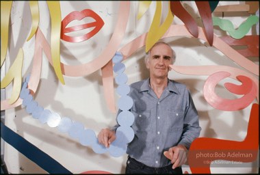 Tom Wesselmann, New York City studio. 1988