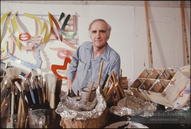 Tom Wesselmann, New York City studio. 1988