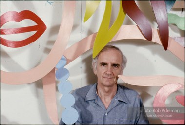 Tom Wesselmann, New York City studio. 1988