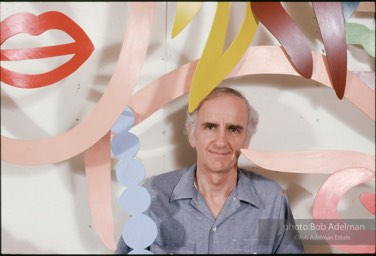 Tom Wesselmann, New York City studio. 1988