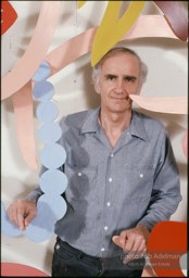 Tom Wesselmann, New York City studio. 1988