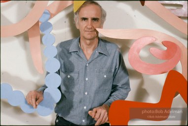 Tom Wesselmann, New York City studio. 1988