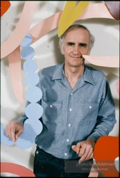 Tom Wesselmann, New York City studio. 1988