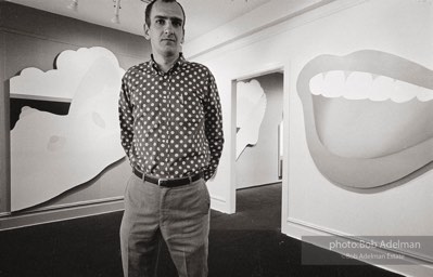 Tom Wesselmann at the Sidney Janis Gallery, New York City. circa 1966