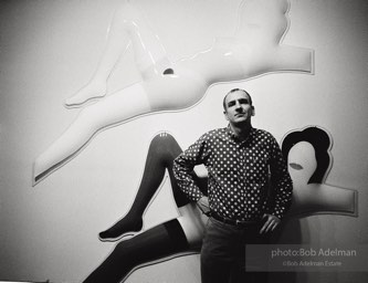 Tom Wesselmann at the Sidney Janis Gallery, New York City. circa 1966