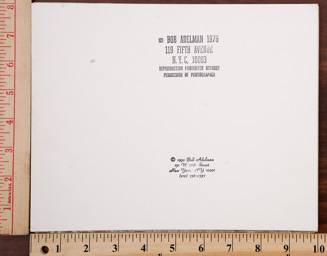 SGFB print. New York era print.< mixed >