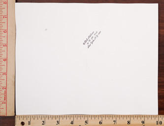 SGFB print, New York era.