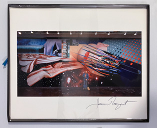 20x24in. pigment print. Adelman stamp on back,signed by James Rosenquist.