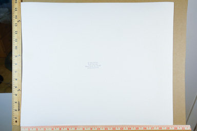 Fiber-based silver gelatin print made from enlarged negative, contact print. Last prints made under Adelman's supervision, printed January 2016. photographers stamp on back of print.