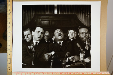 Fiber-based silver gelatin print, photographers stamp on back of print. printed circa 2007.